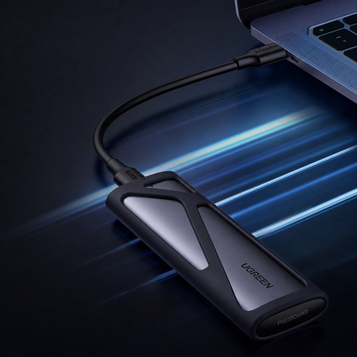 Carcasa para disco duro NVMe M.2 UGREEN de 10Gbps