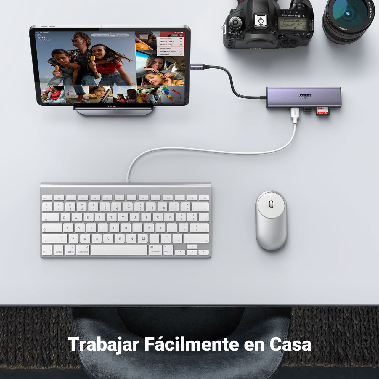 Concentrador UGREEN de USB-C 7 en 1 con Ethernet y HDMI-8