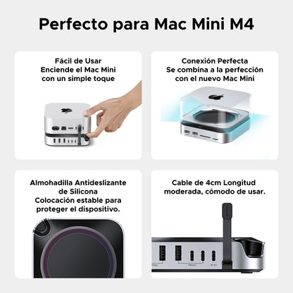 Estación de acoplamiento UGREEN para Mac Mini M4-6