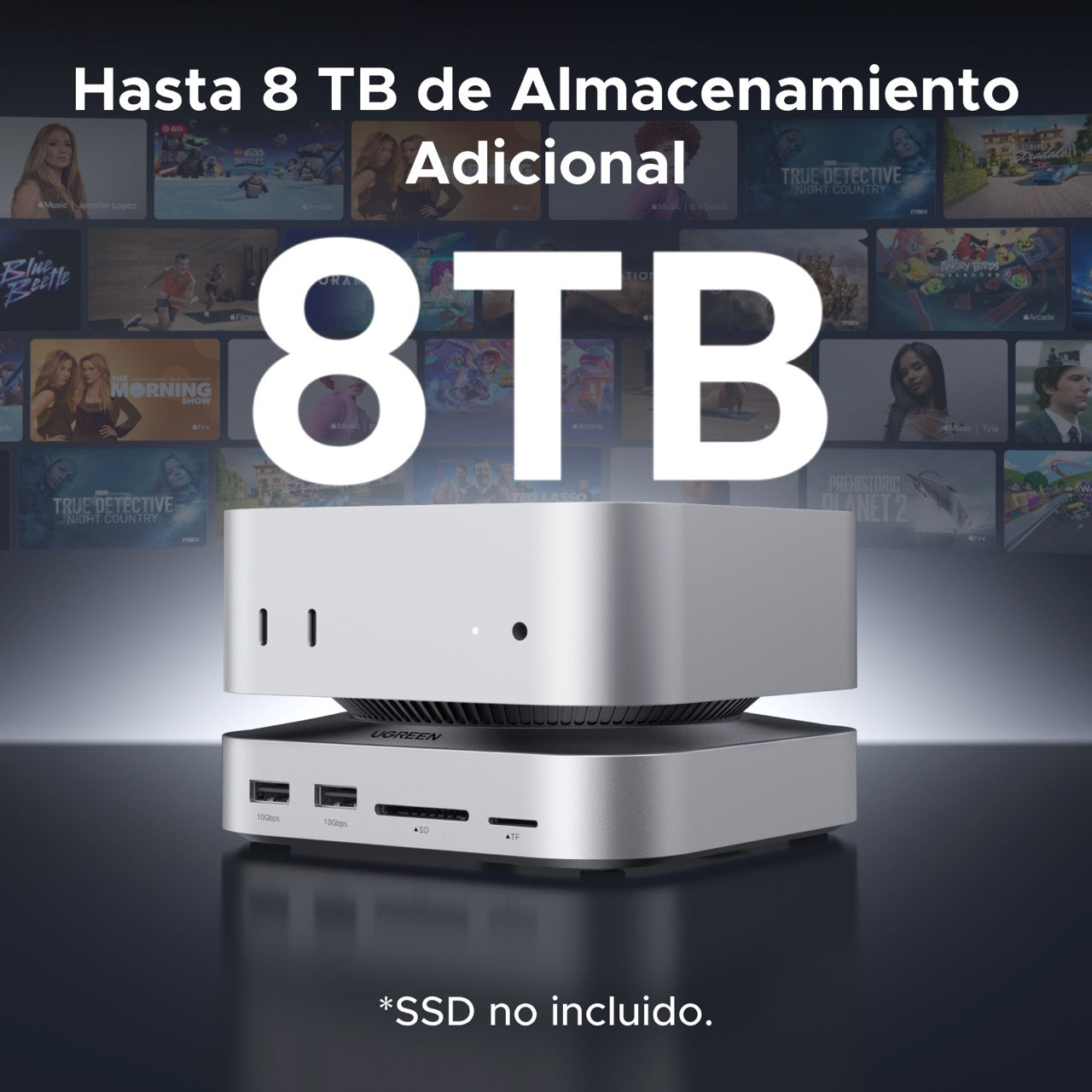 Estación de acoplamiento UGREEN para Mac Mini M4-4