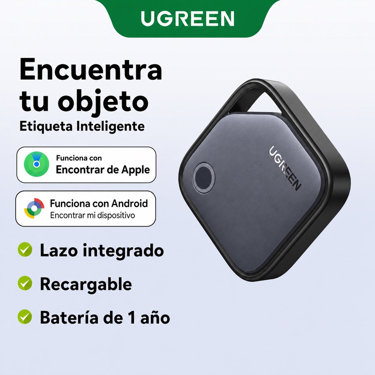 Localizador para Android o iOS UGREEN CM916
