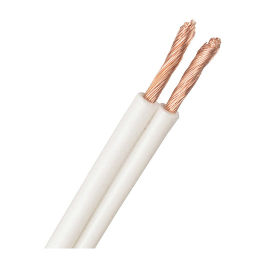 Cable paralelo SPT 2X18, blanco - metro