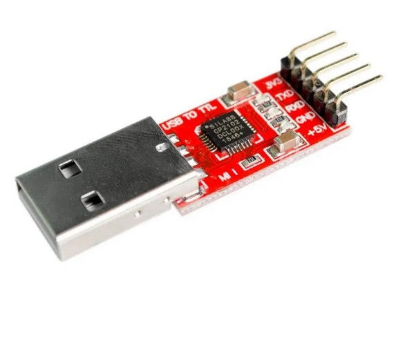 Módulo convertidor USB a TTL CP2102 - rojo-1