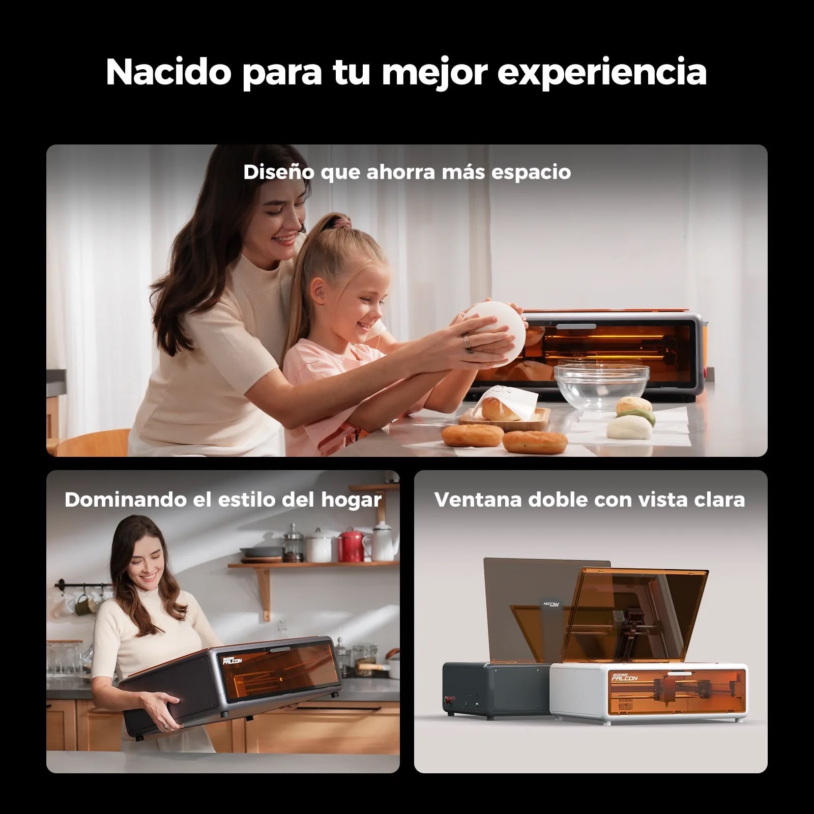 Grabadora y Cortadora Láser Falcon A1 de 10W-9