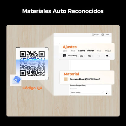 Grabadora y Cortadora Láser Falcon A1 de 10W-10