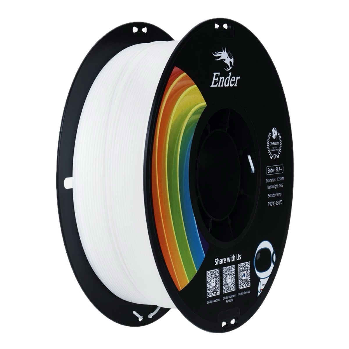 Filamento Creality Ender PLA+ blanco-1