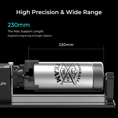 Eje Creality Rotary Roller Pro para grabadora láser-5