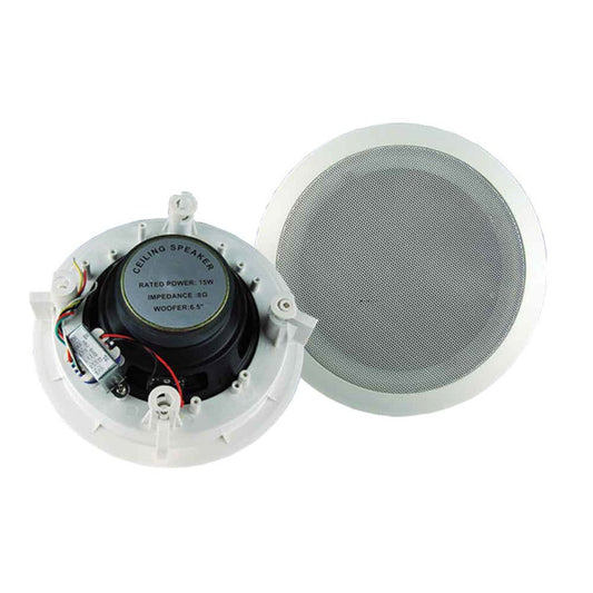 Bocina ambiental de techo N.A. 8″ 15W de 70V-1