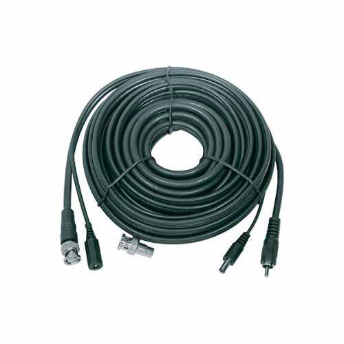 Cable N.A. coaxial + voltaje para cámara CCTV de 45.7 m-1