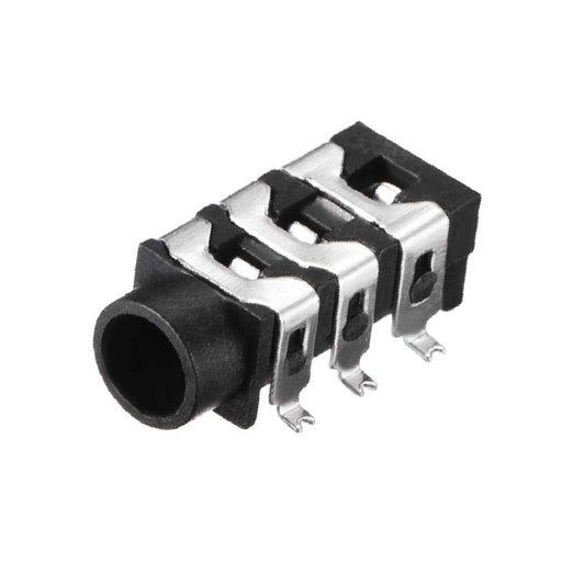 Conector de audio de 3.5 mm estéreo hembra (delgado)-1