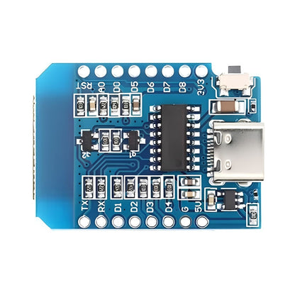 Board de desarrollo D1 Mini WiFi ESP8266 USB-C - CH340-2
