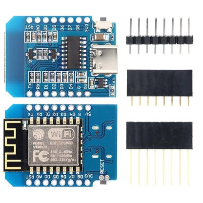 Board de desarrollo D1 Mini WiFi ESP8266 USB-C - CH340-3