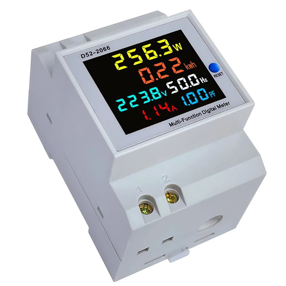 Medidor de potencia AC D52-2066 de 300V con CT integrado-3