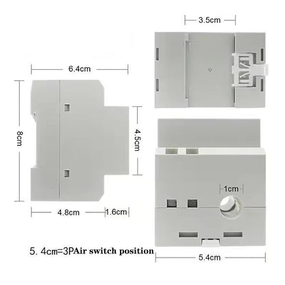 Medidor de potencia AC D52-2066 de 300V con CT integrado-4