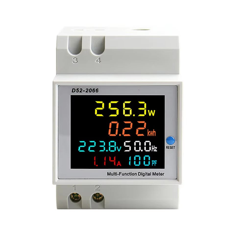 Medidor de potencia AC D52-2066 de 300V con CT integrado-2