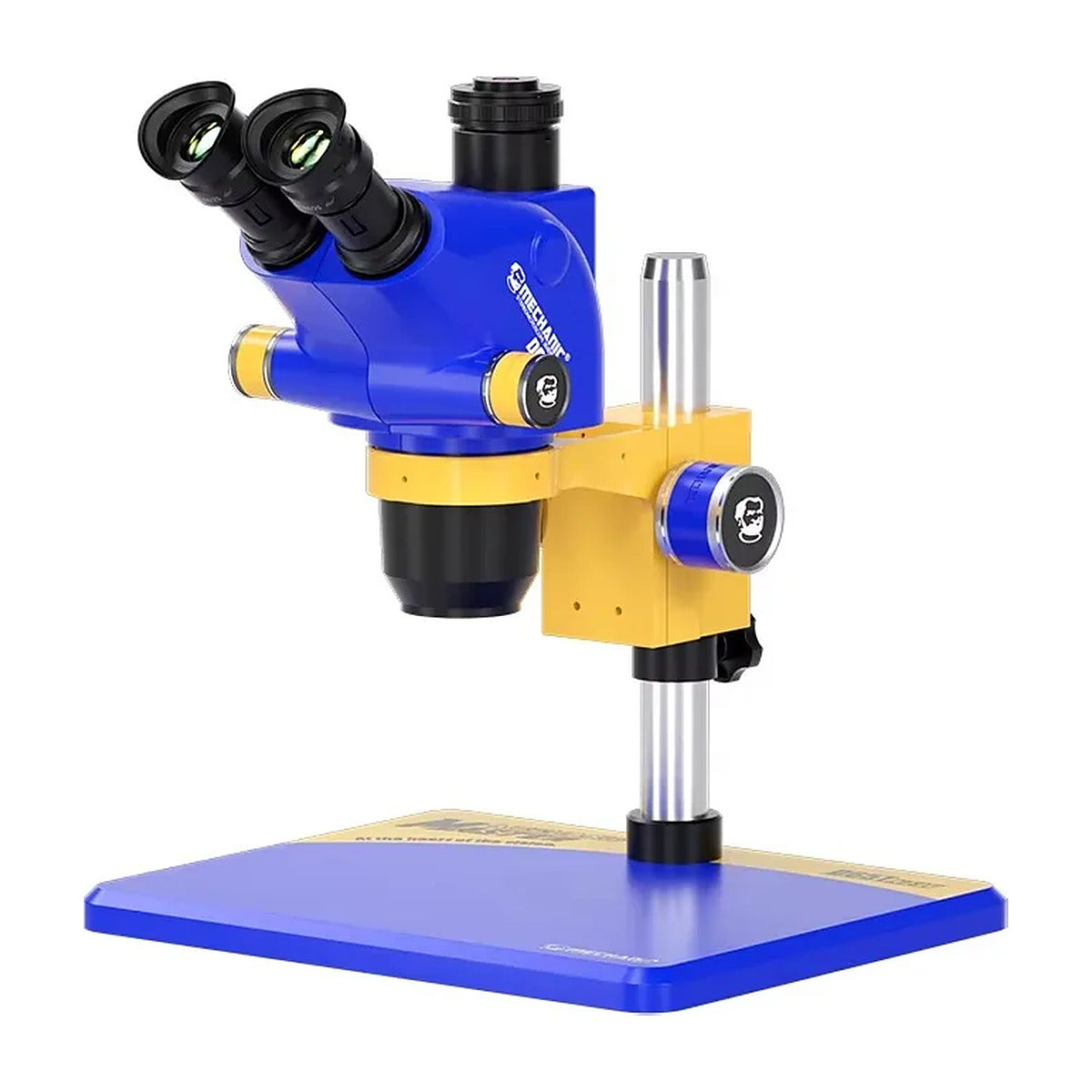 Microscopio trinocular estéreo Mechanic D65T con base B11-1