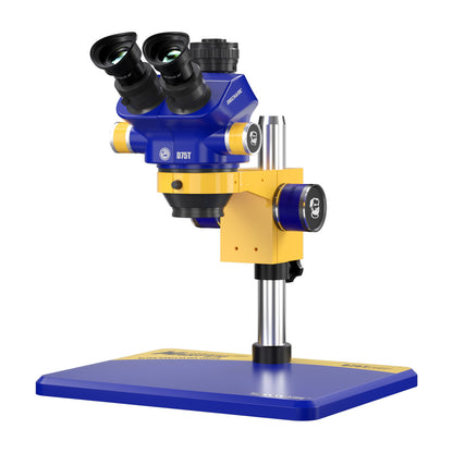 Microscopio trinocular estéreo Mechanic D75T con base B11-2