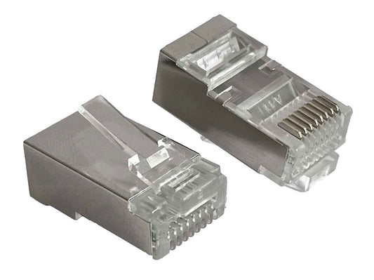 Conector N.A. RJ45 blindado CAT 5/6-1