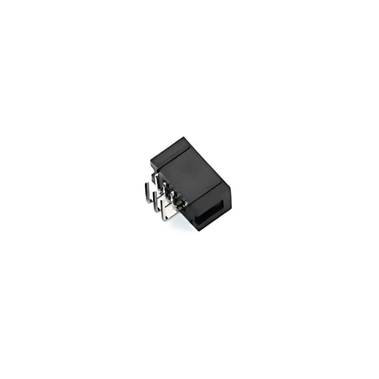 Conector DC3-6P macho curvo de 2 x 3 pines-1