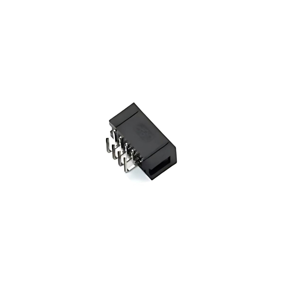 Conector DC3-8P macho curvo de 2 x 4 pines-1