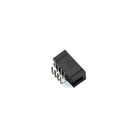 Conector DC3-8P macho curvo de 2 x 4 pines-1