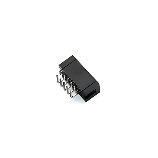 Conector DC3-10P macho curvo de 2 x 5 pines-1