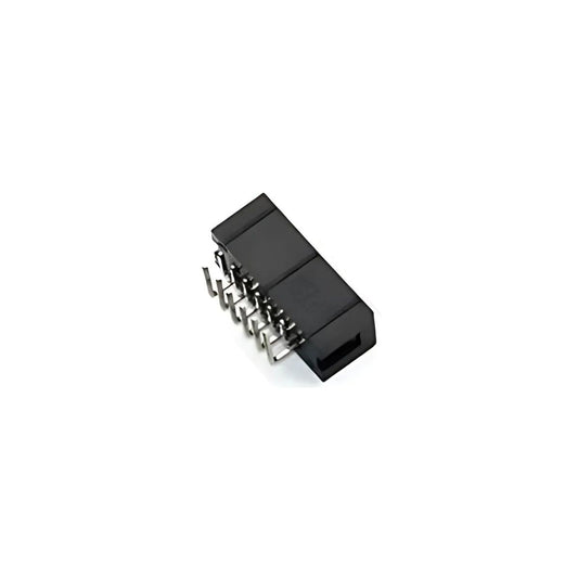 Conector DC3-12P macho curvo de 2 x 6 pines-1