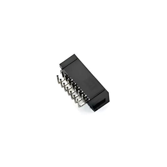 Conector DC3-14P macho curvo de 2 x 7 pines-1