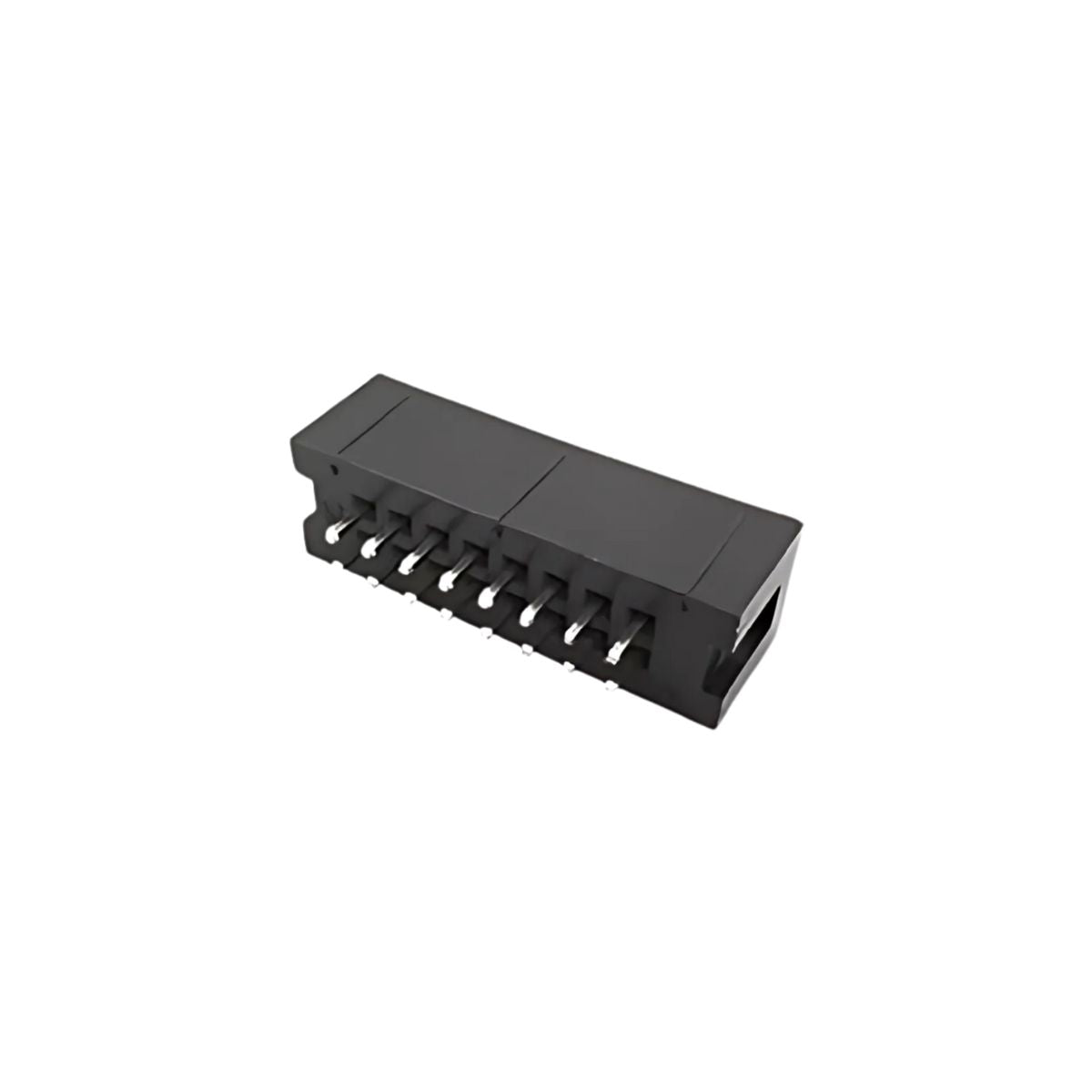 Conector DC3-16P macho curvo de 2 x 8 pines-1