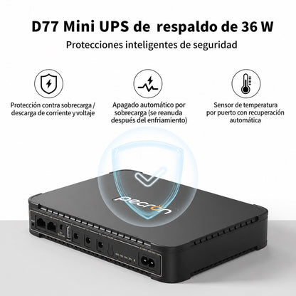Mini UPS DC Precron D77 - 77 Wh