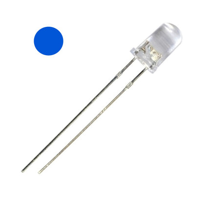 LED azul transparente de 5 mm-1