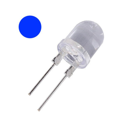 LED azul transparente de 10 mm-1