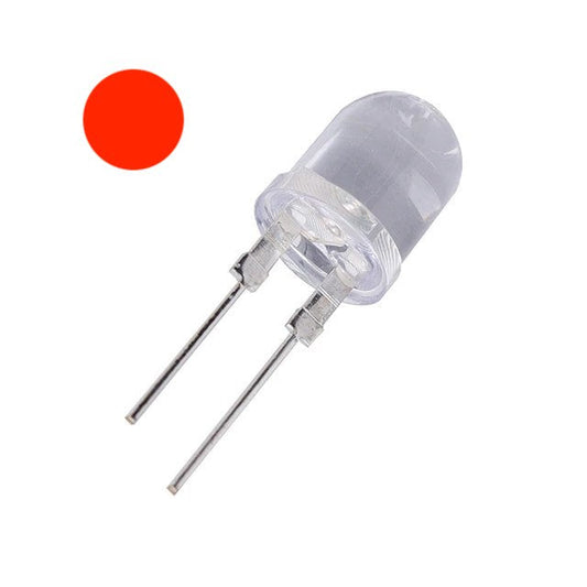 LED rojo transparente de 10 mm-1