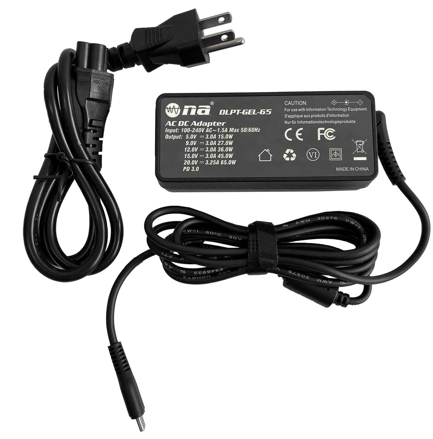 Cargador N.A. para laptop USB-C 65W-1