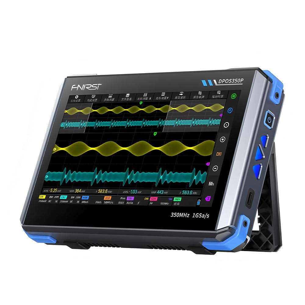 Osciloscopio 4 en 1 de 350 MHz y 2 canales DPOS350P-1