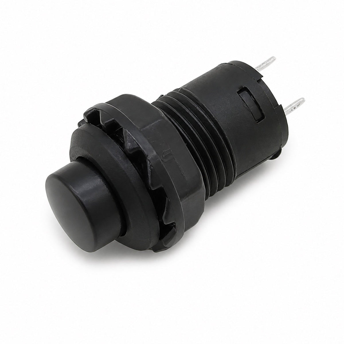 Pulsador con enclave DS-428 de 12mm 3A 125V - negro-1