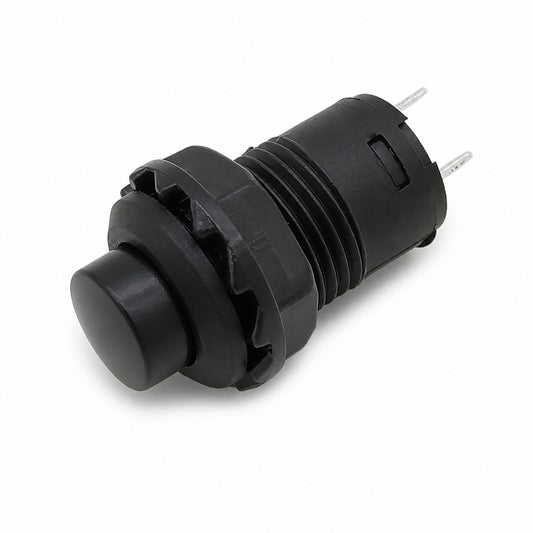 Pulsador con enclave DS-428 de 12mm 3A 125V - negro-1