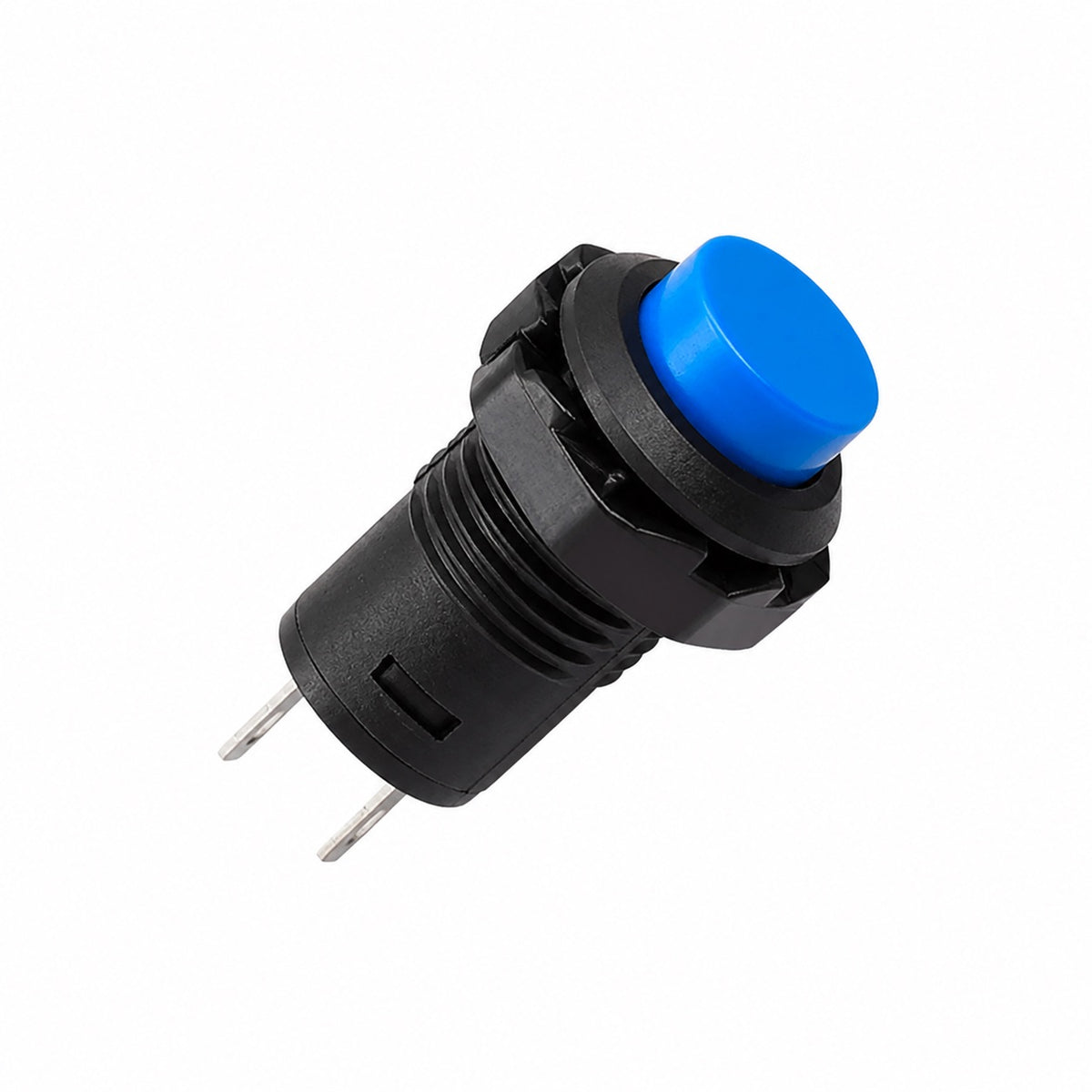 Pulsador con enclave DS-428 de 12mm 3A 125V - azul-2