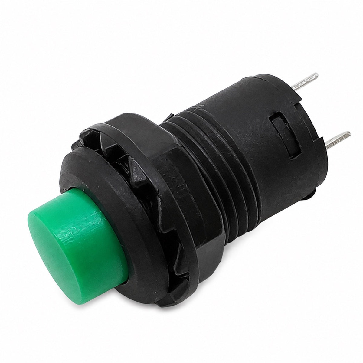 Pulsador con enclave DS-428 de 12mm 3A 125V - verde-1