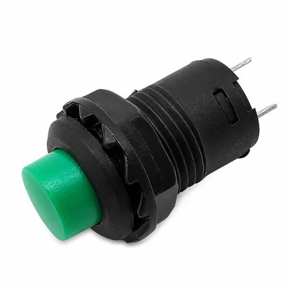 Pulsador con enclave DS-428 de 12mm 3A 125V - verde-1