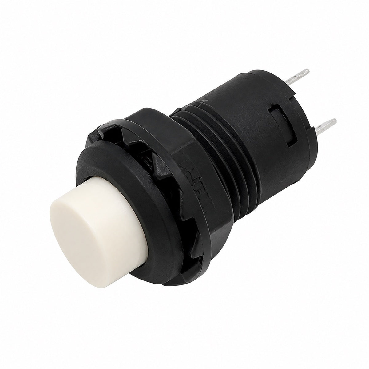 Pulsador con enclave DS-428 de 12mm 3A 125V - blanco-1