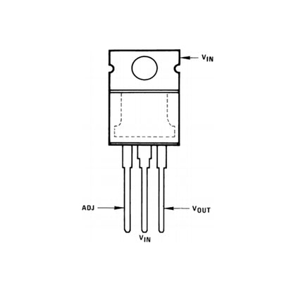 Regulador de voltaje variable negativo LM337T-2