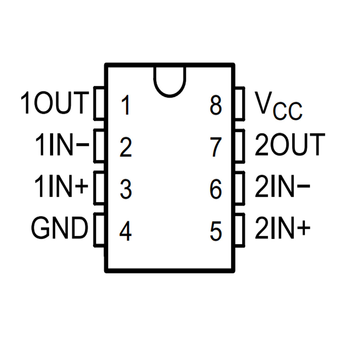 Amplificador operacional LM393P - original Ti-2