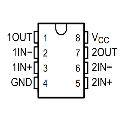 Amplificador operacional LM393P - original Ti-2