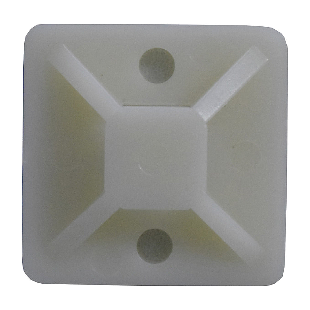 Base adhesiva EBCHQ blanca de 1 pulgada para amarres, 100 piezas-1