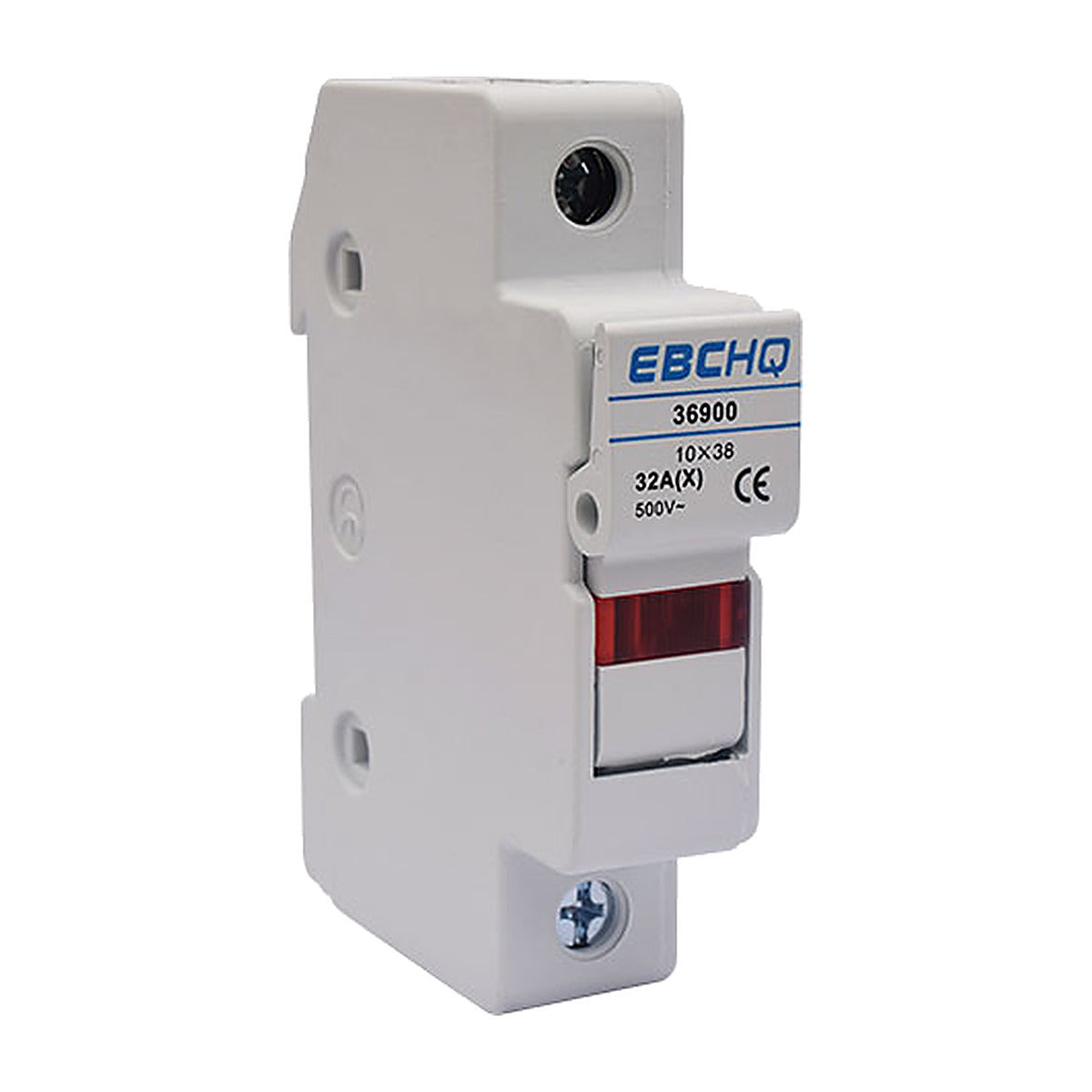 Base portafusible EBCHQ RT18(X) 32A 1 polo para fusible 10x38 mm-1