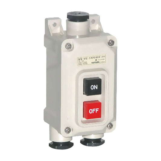 Botonera EBCHQ on-off de 3 polos 30 A a prueba de agua BEW-230-1