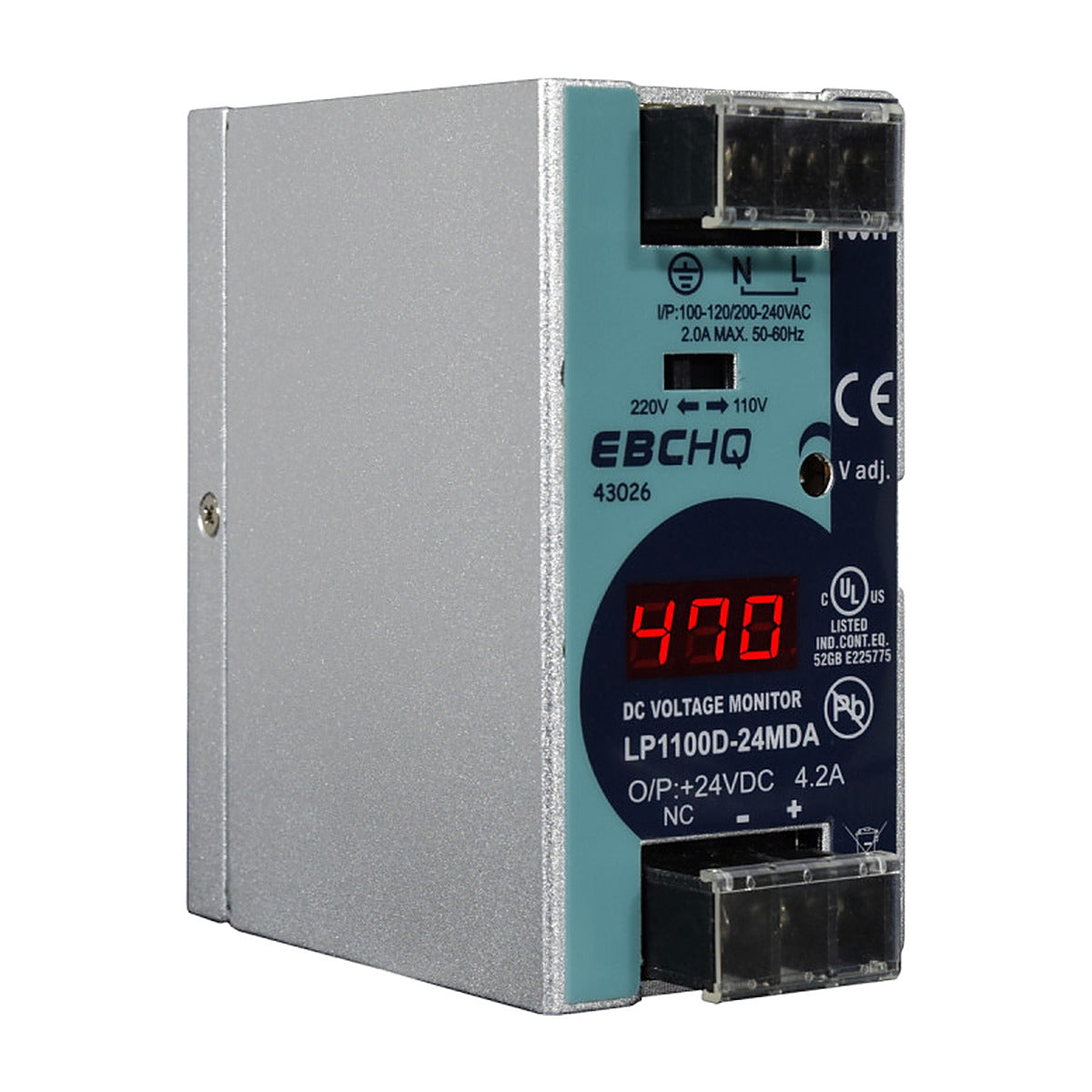 Fuente de poder EBCHQ 100W 24 VDC 4.2A 43026-1
