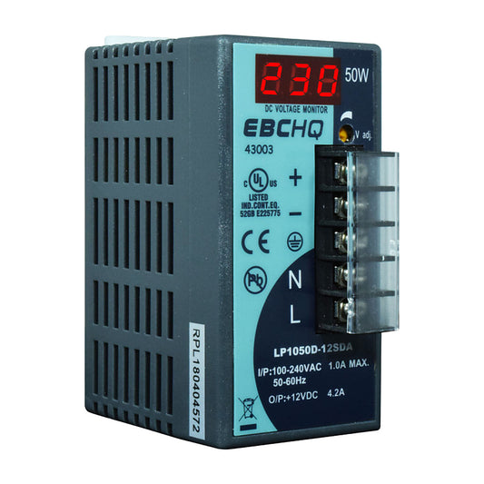 Fuente de poder EBCHQ 50W 12 VDC 43003-1