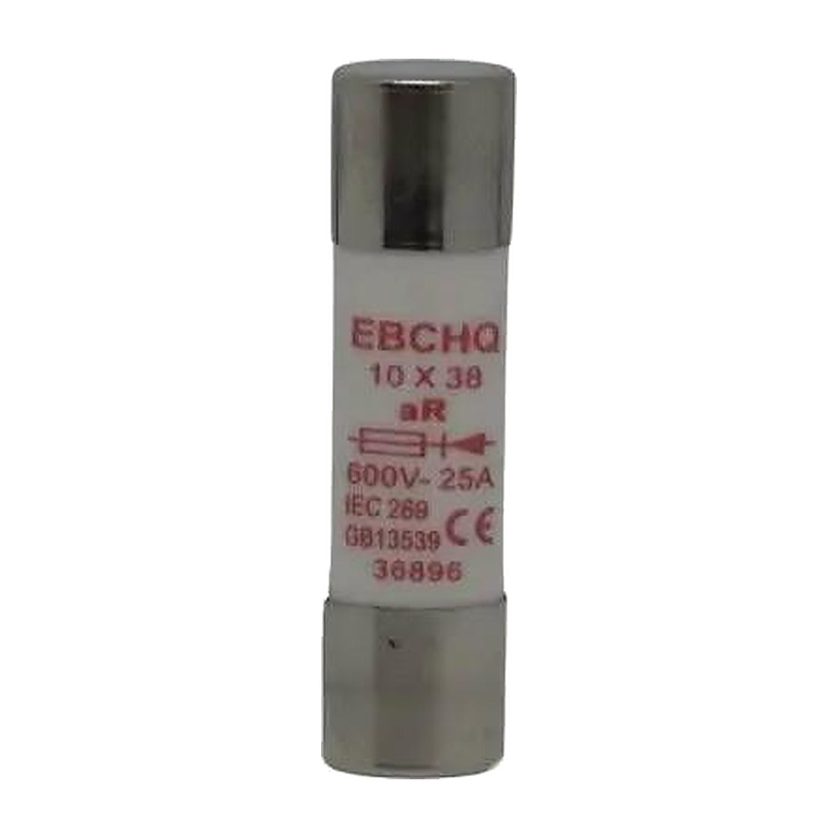 Fusible ultrarrápido aR EBCHQ de 25A 10x38 mm-2